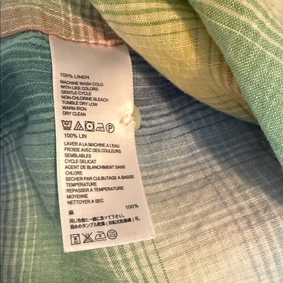 Tommy Bahama Pastel Multicolor Button Down Shirt M - Picture 7 of 8